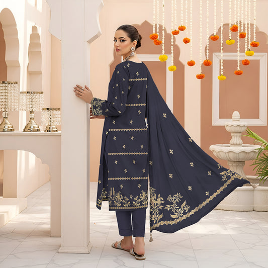 3-Piece Premium Viscose Suit - 1218