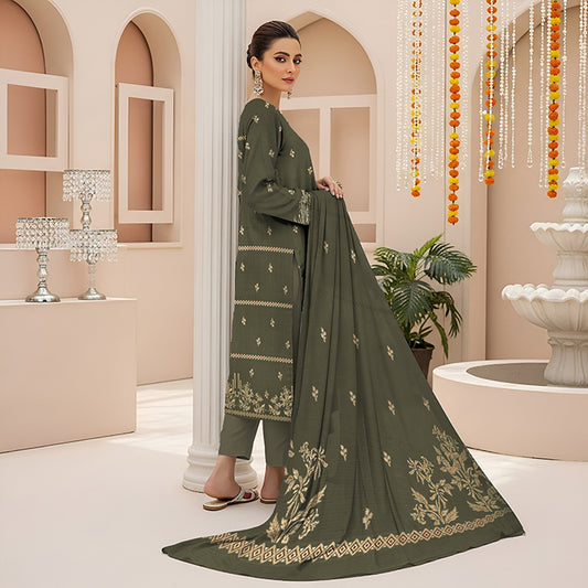 3-Piece Premium Viscose Suit - 1216