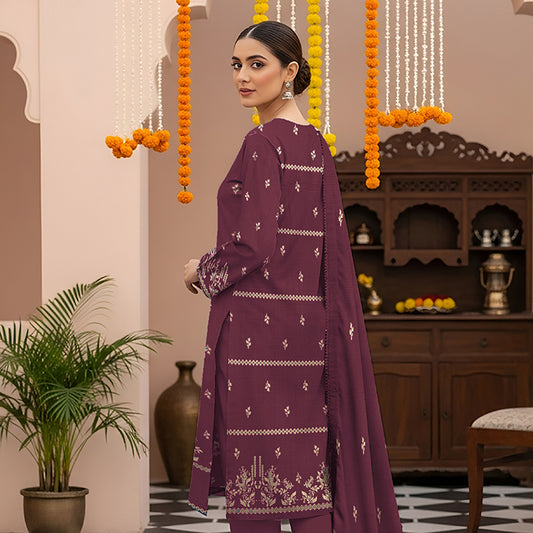 3-Piece Premium Viscose Suit - 1220