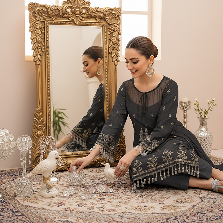 3-Piece Premium Viscose Suit - 1215