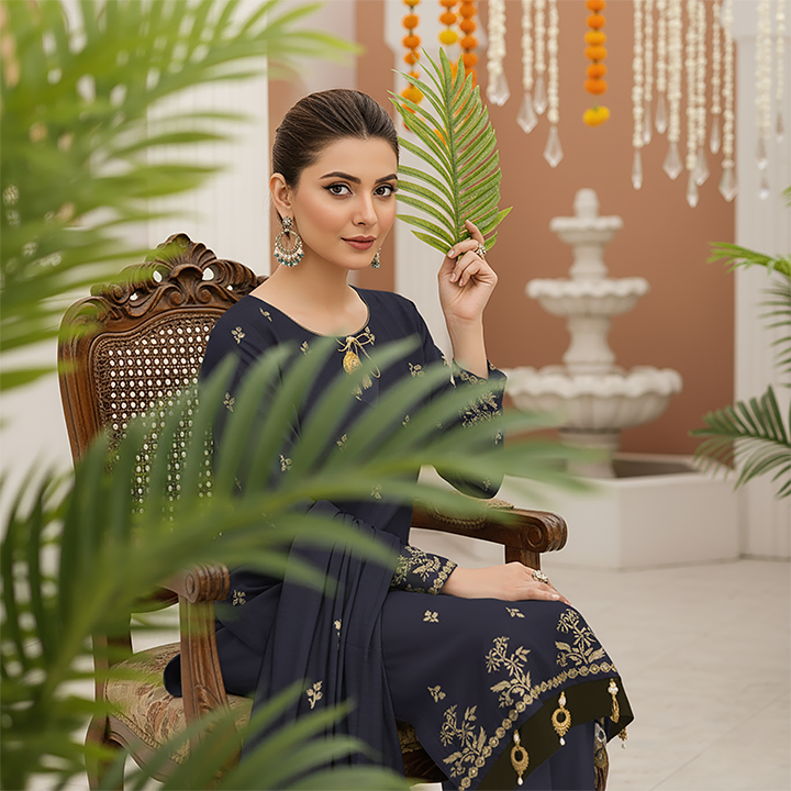 3-Piece Premium Viscose  Suit - 1218