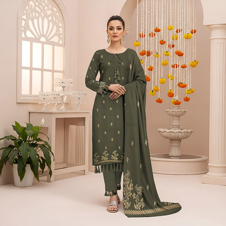 3-Piece Premium Viscose Suit - 1216