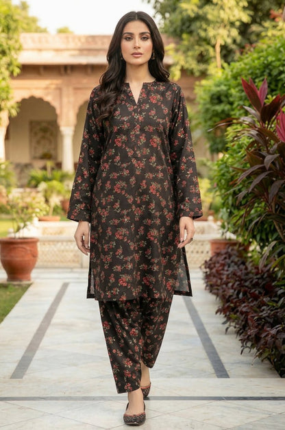 2 Piece Lawn All Over Unstitched Suit - 4456