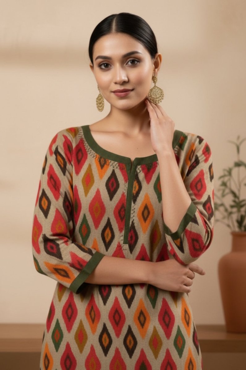 2 Piece Premium Lawn Unstitched Suit (Kurta & Trouser) 1011