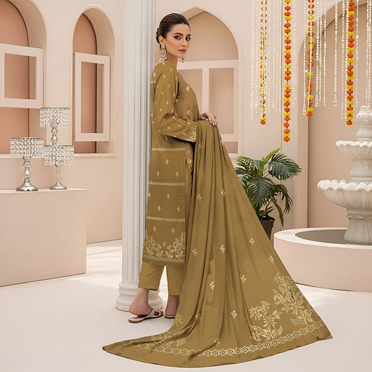 3-Piece Premium Viscose  Suit - 1219