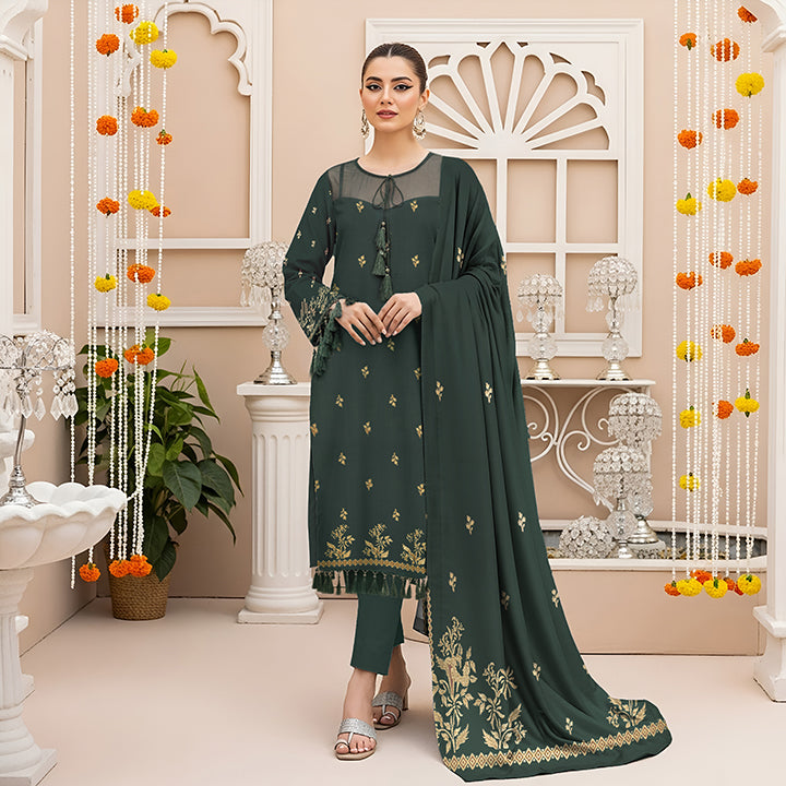 3-Piece Premium Viscose  Suit - 1213