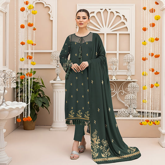 3-Piece Premium Viscose  Suit - 1213