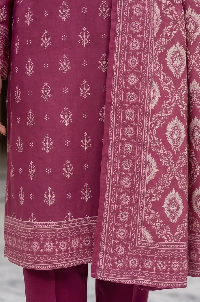 3 Piece Lawn Unstitched Suit With Voile Lawn  Dupatta - 5039