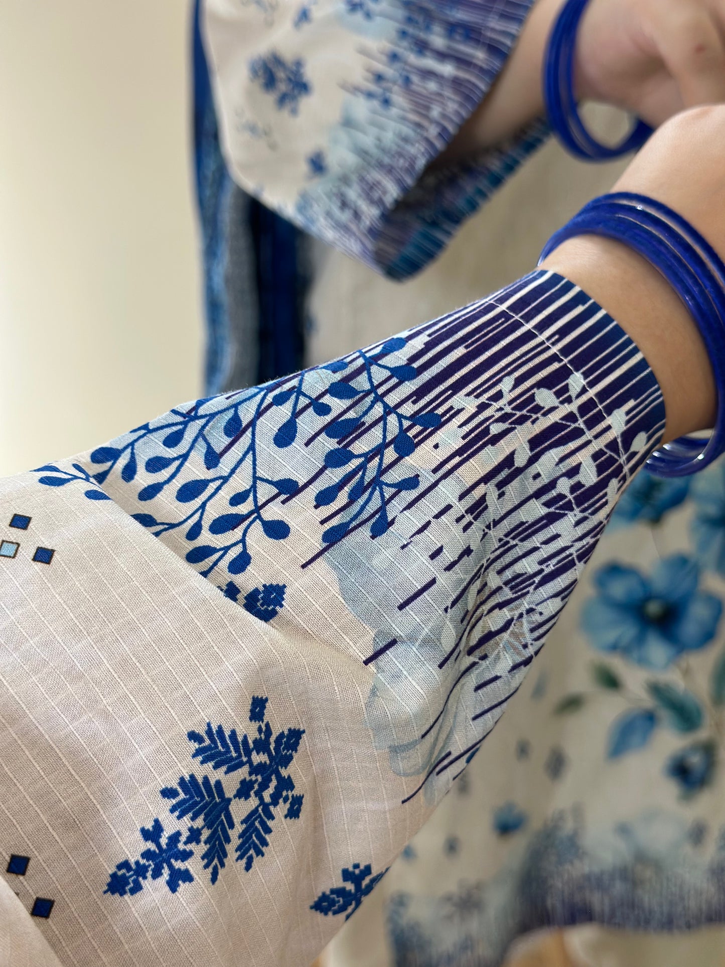 3 Piece Sabeen Premium Cotton Unstitched Suit - 1051